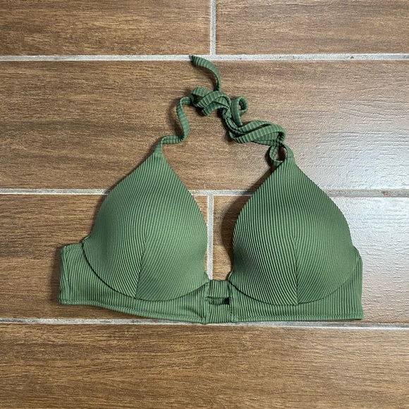 Shade & Shore Other - Shade & Shore Dark Green Swim Top